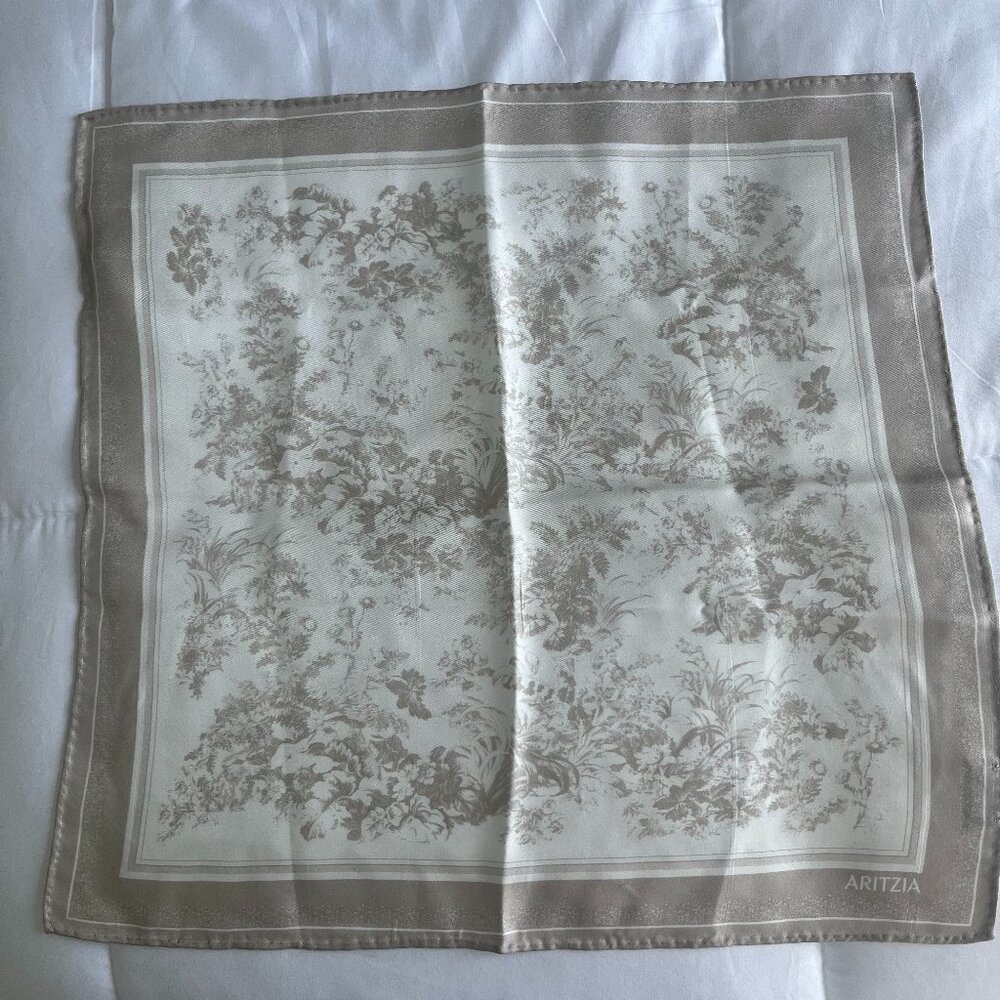Aritzia 100% Silk Square Scarf